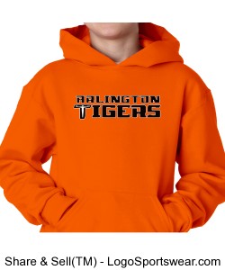 Jerzees Youth NuBlend® Fleece Pullover Design Zoom